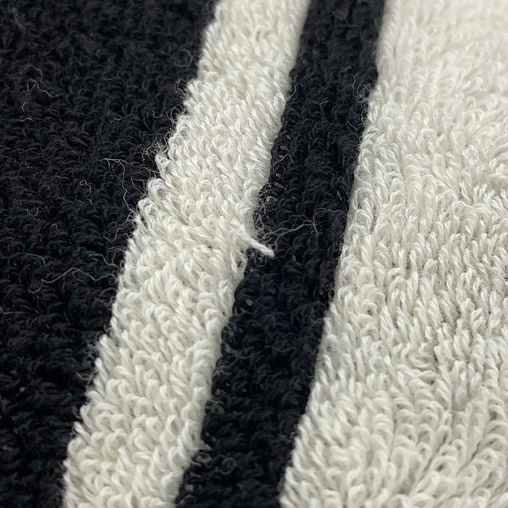 Saint Laurent Paris Tote Bag RIVE GAUCHE Towel Black White - Picture 9 of 12